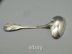 RARE ANCIENT SOLID SILVER PORRIDGE SPOON Minerva Hallmark FIRST NAME YVES D