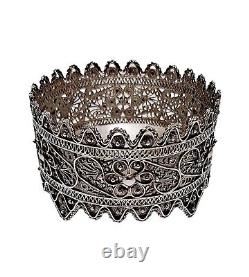 RARE! Solid Silver, Antique Jewelry Box, North African, 18th to 19th Century
