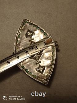 Rare 19th Century Ancient Box Persian Massive Niello Silver