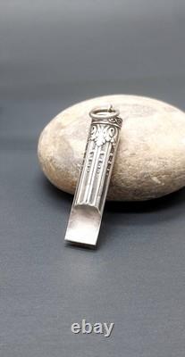Rare Antique 19th Century Solid Silver Whistle