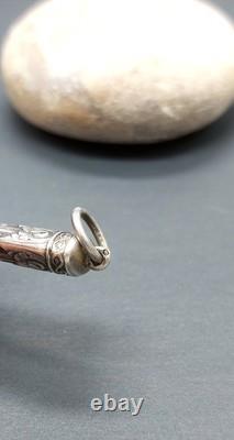 Rare Antique 19th Century Solid Silver Whistle