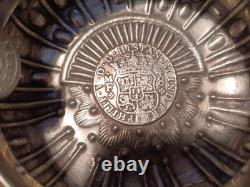 Rare Antique Ashtray Historical Collector's Item Solid Silver Spain 1808 C