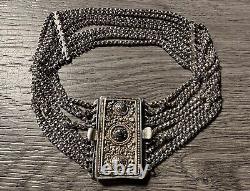 Rare Antique Austro-Hungarian Ethnic Silver Collar for Young Girl