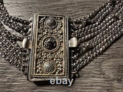 Rare Antique Austro-Hungarian Ethnic Silver Collar for Young Girl