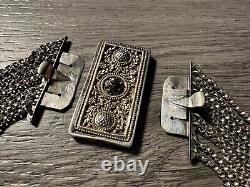 Rare Antique Austro-Hungarian Ethnic Silver Collar for Young Girl