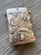 Rare Antique Pyrogène Art Nouveau Decorated With Silver Mistletoe
