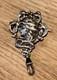 Rare Antique Silver Watch Holder Chatelaine Art Nouveau
