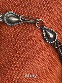 Rare Massive Silver Large Berber Oriental Necklace Egypt Ancient Lapis Lazuli