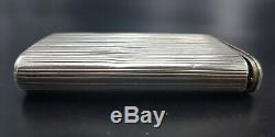 Rare Old Case Pyrogenic In Russian Cigarette Cigarette Case Russian Solid Silver