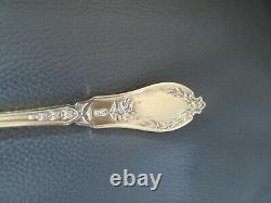 Rare Old Large Punch Or Crene Ladle In Solid Silver And Vermeil 95gr