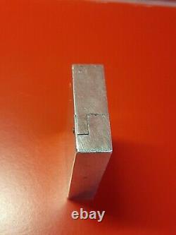 Rare Old Petrol Lighter Solid Silver Type Dunhill Prototype Collection