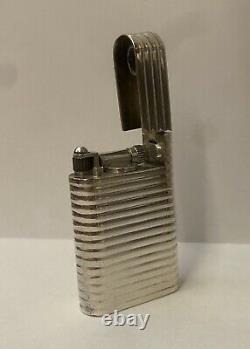 Rare Old Petrol Lighter Van Cleef & Arpels Silver Massif