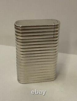 Rare Old Petrol Lighter Van Cleef & Arpels Silver Massif