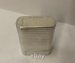 Rare Old Petrol Lighter Van Cleef & Arpels Silver Massif