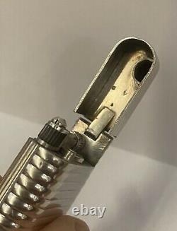 Rare Old Petrol Lighter Van Cleef & Arpels Silver Massif