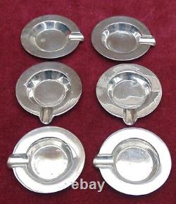 Rare Old Services 6 Piece A Caviar Solid Silver Controlled 800 MD 93 Grams