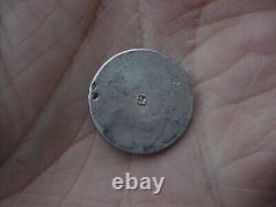 Rare Uniface ancient Napoleon Bonaparte silver solid stamped Medal