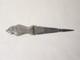 Rare Antique Silver Letter Opener Judaica Tunisia 19th-20th Century