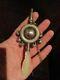 Rattle Antique Silver Mother-of-pearl Rare Model With Internal Ball Dated 1867