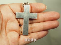 Regional Cross Antique Silver Reliquary
