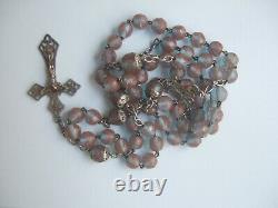 Rosary Former Saphiret Massive Silver Antique Silver Cross