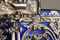 SALIERE SALERON ANCIEN ARGENT MASSIF ANTIQUE SILVER SALT CELLAR 19th c<br/>	

<br/> 	 Translation: Antique Solid Silver Salt Cellar 19th Century
