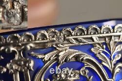 SALIERE SALERON ANCIEN ARGENT MASSIF ANTIQUE SILVER SALT CELLAR 19th c 
 	<br/>	<br/>Translation: Antique Solid Silver Salt Cellar 19th Century
