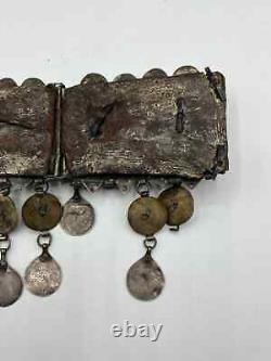 SILVER BERBER KABYLE FRONT PARURE ancient Marriage TAOUNZA