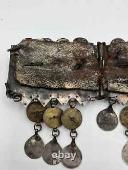 SILVER BERBER KABYLE FRONT PARURE ancient Marriage TAOUNZA