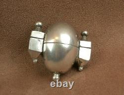 STUNNING ANCIENT SILVER LINGAM BOX PENDANT FROM INDIA