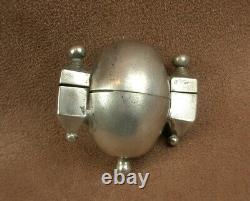 STUNNING ANCIENT SILVER LINGAM BOX PENDANT FROM INDIA