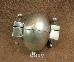 STUNNING ANCIENT SILVER LINGAM BOX PENDANT FROM INDIA