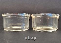 SUPERB antique pair of salt cellars in solid silver Art Nouveau Charles Murat