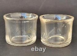 SUPERB antique pair of salt cellars in solid silver Art Nouveau Charles Murat