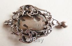 Saint George And The Dragon Pendant In Sterling Silver Antique Jewelery Silver Cross