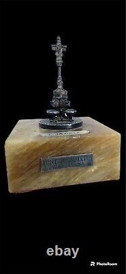 Sculpture Font de Canaletes Barcelona in solid silver 915 sterling silver antique