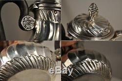 Selfish Coffeemaker Jug Old Sterling Silver Antique Solid Silver Coffee Pot