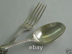 Service A Salad Solid Silver Old XIX Server Piece Sterling Silver 19th 224g