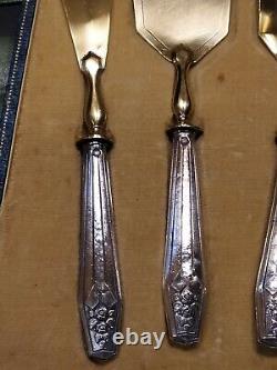 Service of Antique Solid Silver Hors D'ouvre Mignardises