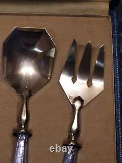 Service of Antique Solid Silver Hors D'ouvre Mignardises