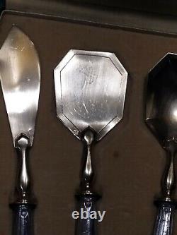 Service of Antique Solid Silver Hors D'ouvre Mignardises