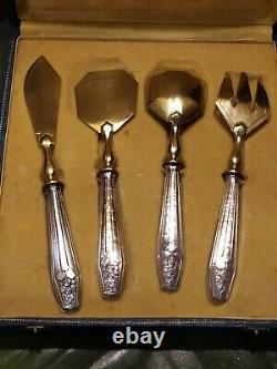 Service of Antique Solid Silver Hors D'ouvre Mignardises