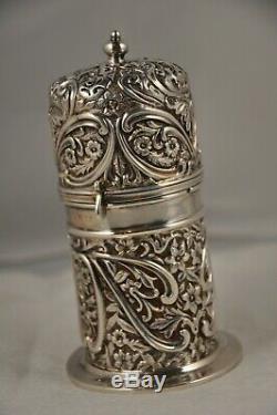 Shaker Old Sterling Silver Antique Silver S. Sugar Shaker Birmingham XIX