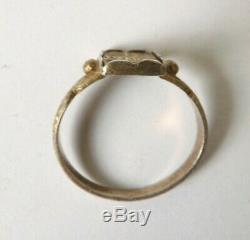Signet Ring Silver Vermeil China Japan Silver Ring Jewelry Former 19th