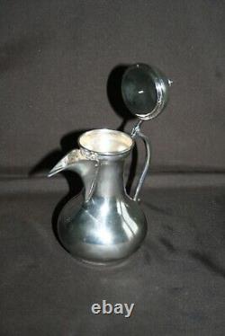 Silver Antique Teapot Uni Arabic Poinçon 275 Gr