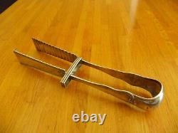 Silver Asparagus Tongs, Antique Solid Silver, Silversmith Thomas Hippolyte, 224 Grams.