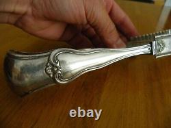 Silver Asparagus Tongs, Antique Solid Silver, Silversmith Thomas Hippolyte, 224 Grams.