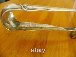 Silver Asparagus Tongs, Antique Solid Silver, Silversmith Thomas Hippolyte, 224 Grams.