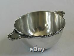 Silver Bowl, Sterling Silver Bowl, Neck Brace, 160 Grams, Earbed, Old