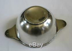 Silver Bowl, Sterling Silver Bowl, Neck Brace, 160 Grams, Earbed, Old